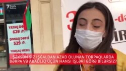 Şəxsən siz işğaldan azad olunan torpaqlarda bərpa və abadlıq üçün hansı işləri görə bilərsiz?